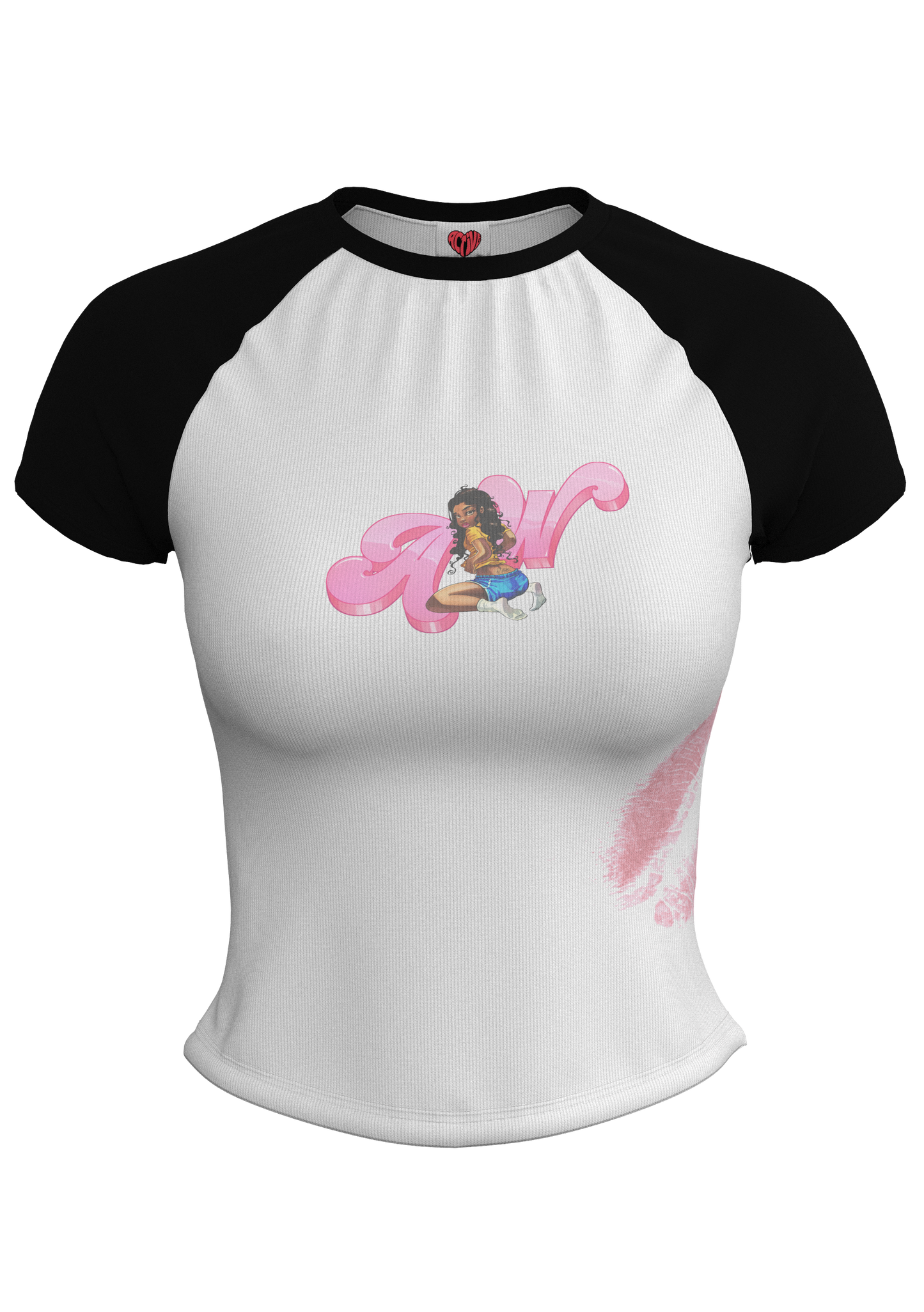 XO BABY TEE (BLACK)