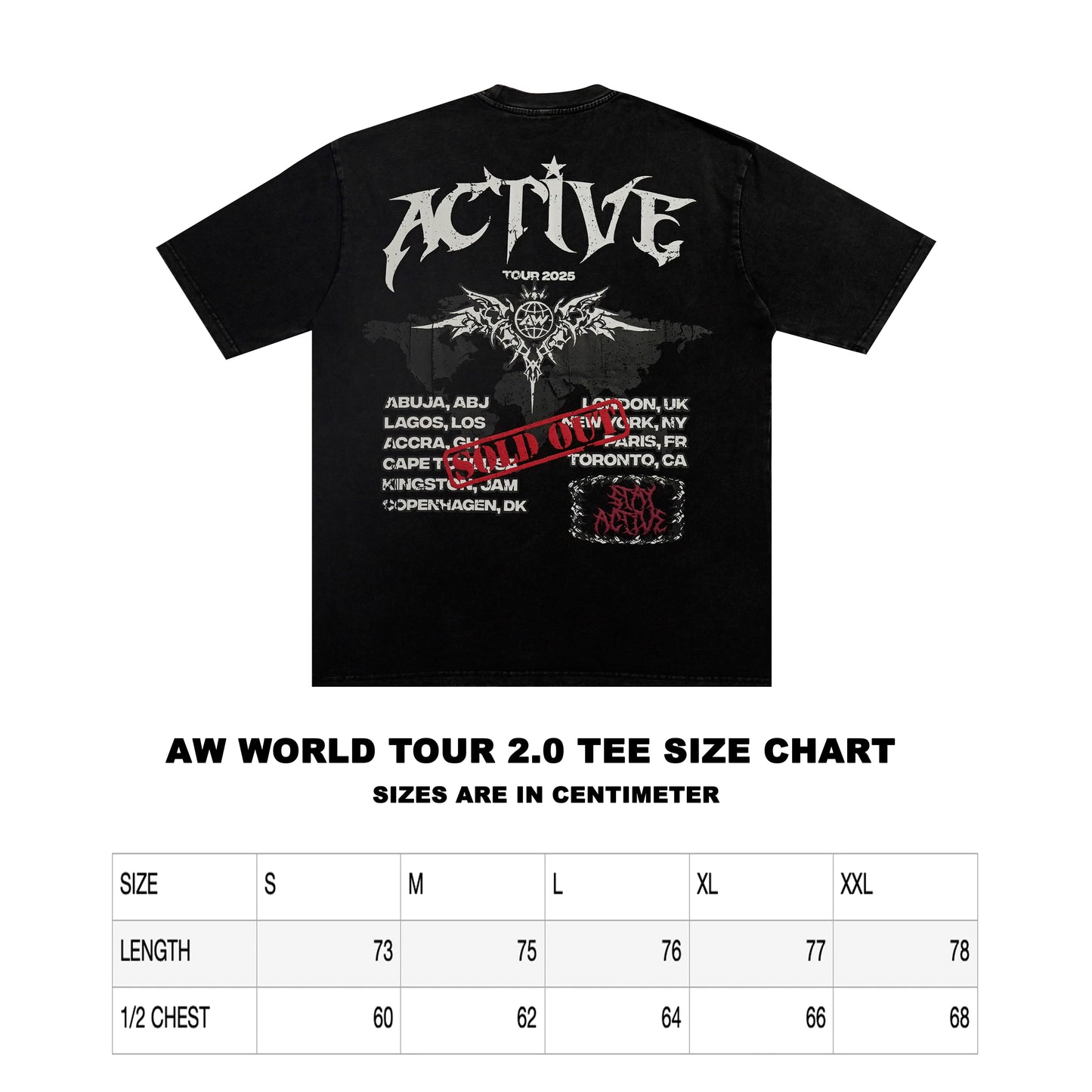 AW WORLD TOUR TEE 2.0