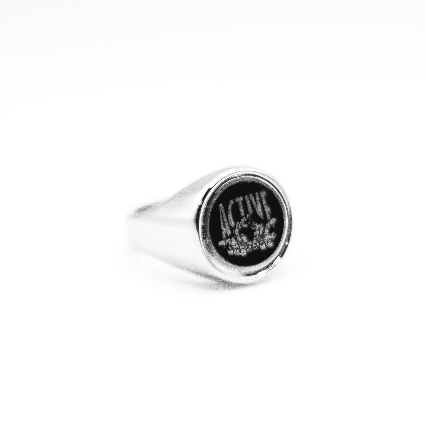 IN ACTIVE WE TRUST SIGNET FLIP RING