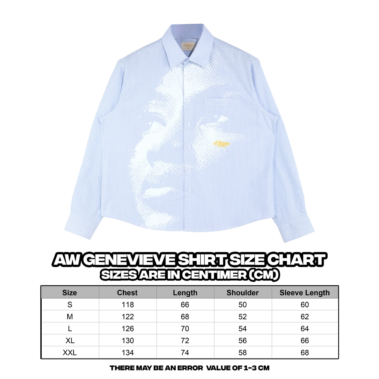 AW GENEVIEVE SHIRT [BLUE]