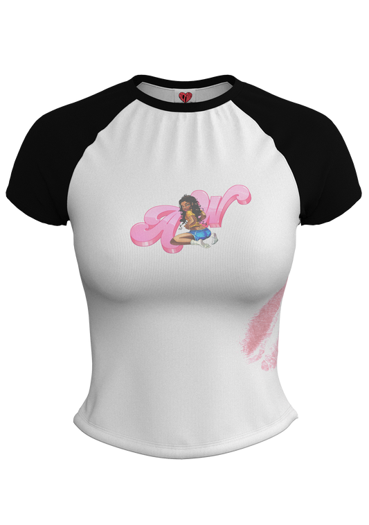 XO BABY TEE (BLACK)