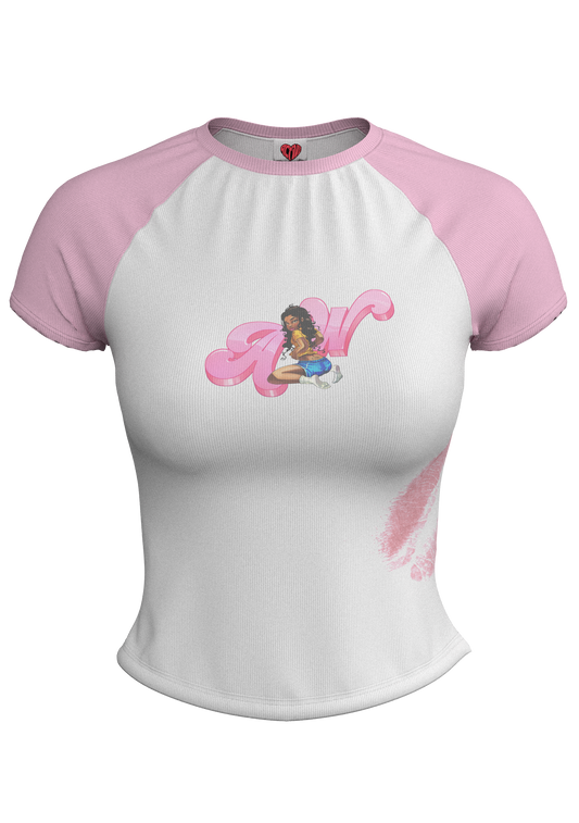 XO BABY TEE (PINK)