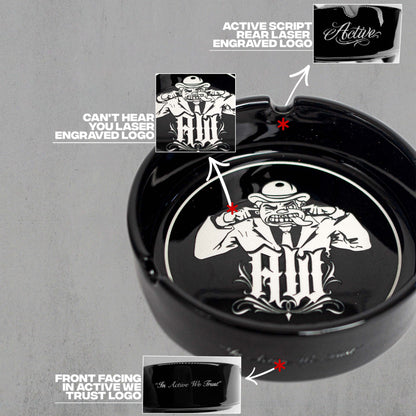 IN ACTIVE WE TRUST ASHTRAY