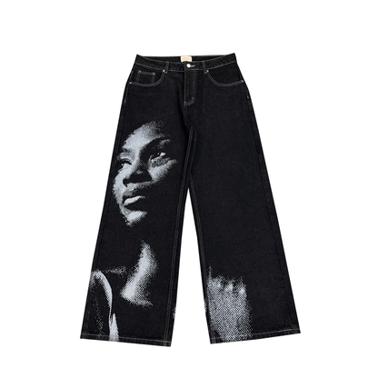 AW GENEVIEVE JEANS [BLACK]