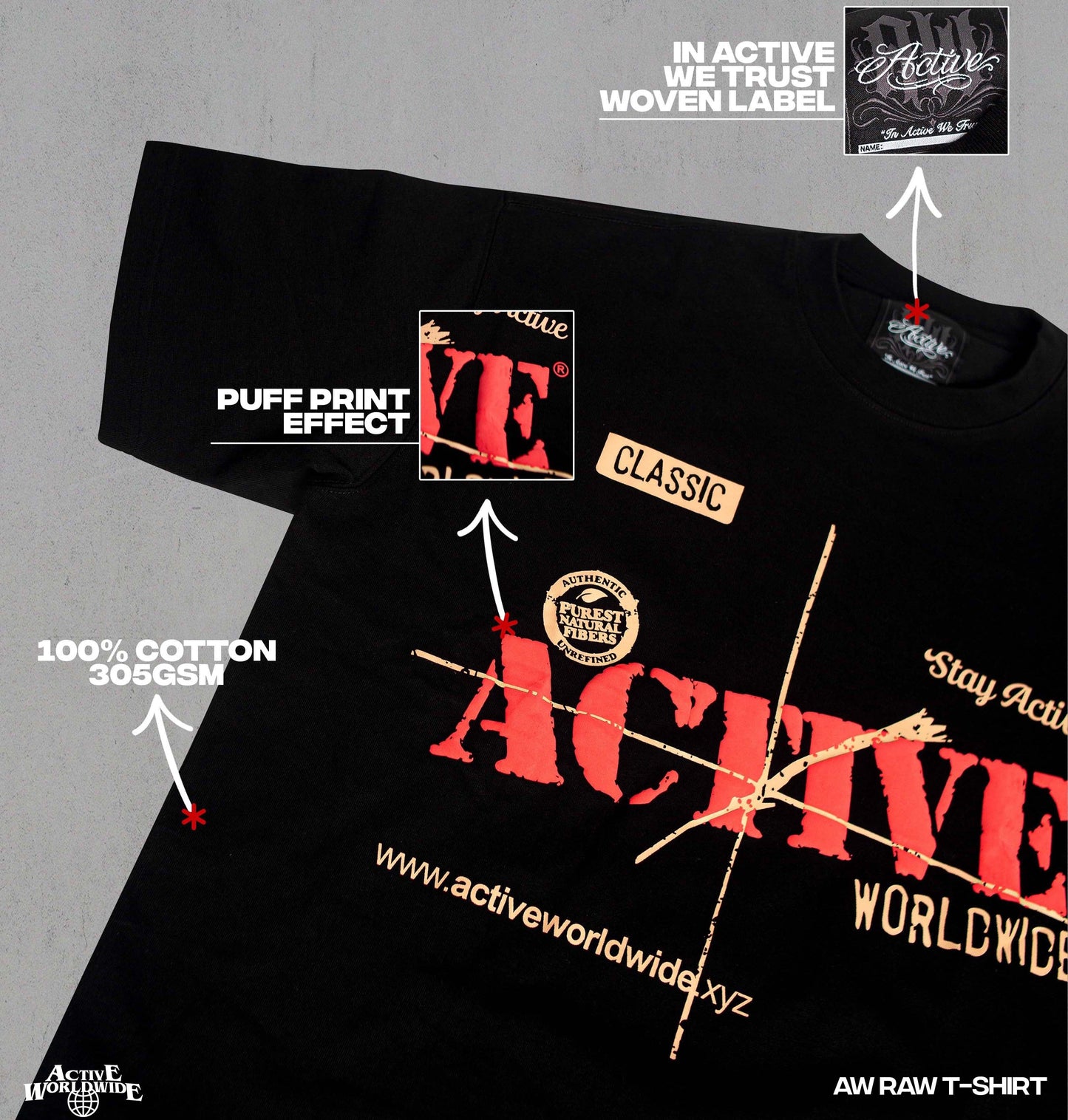 AW RAW T-SHIRT