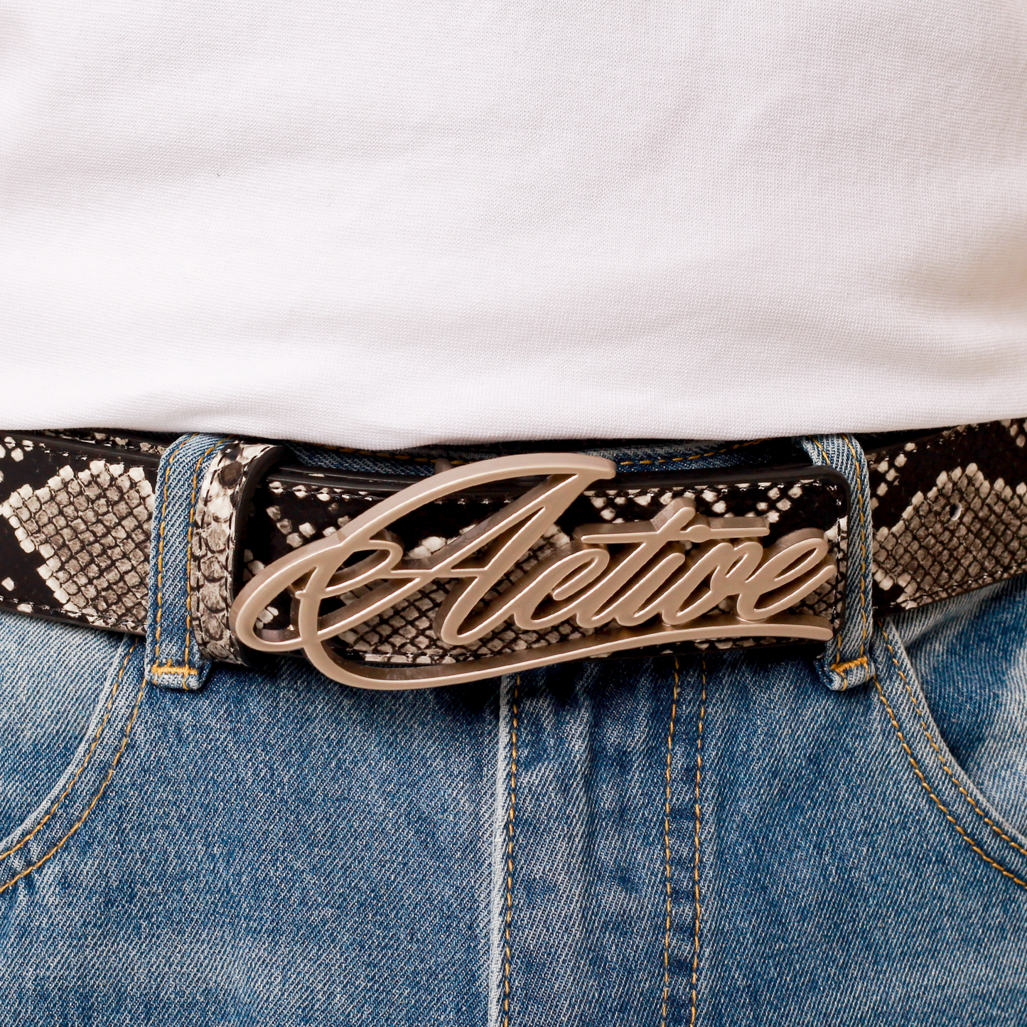 REVERSIBLE ACTIVE PYTHON BELT