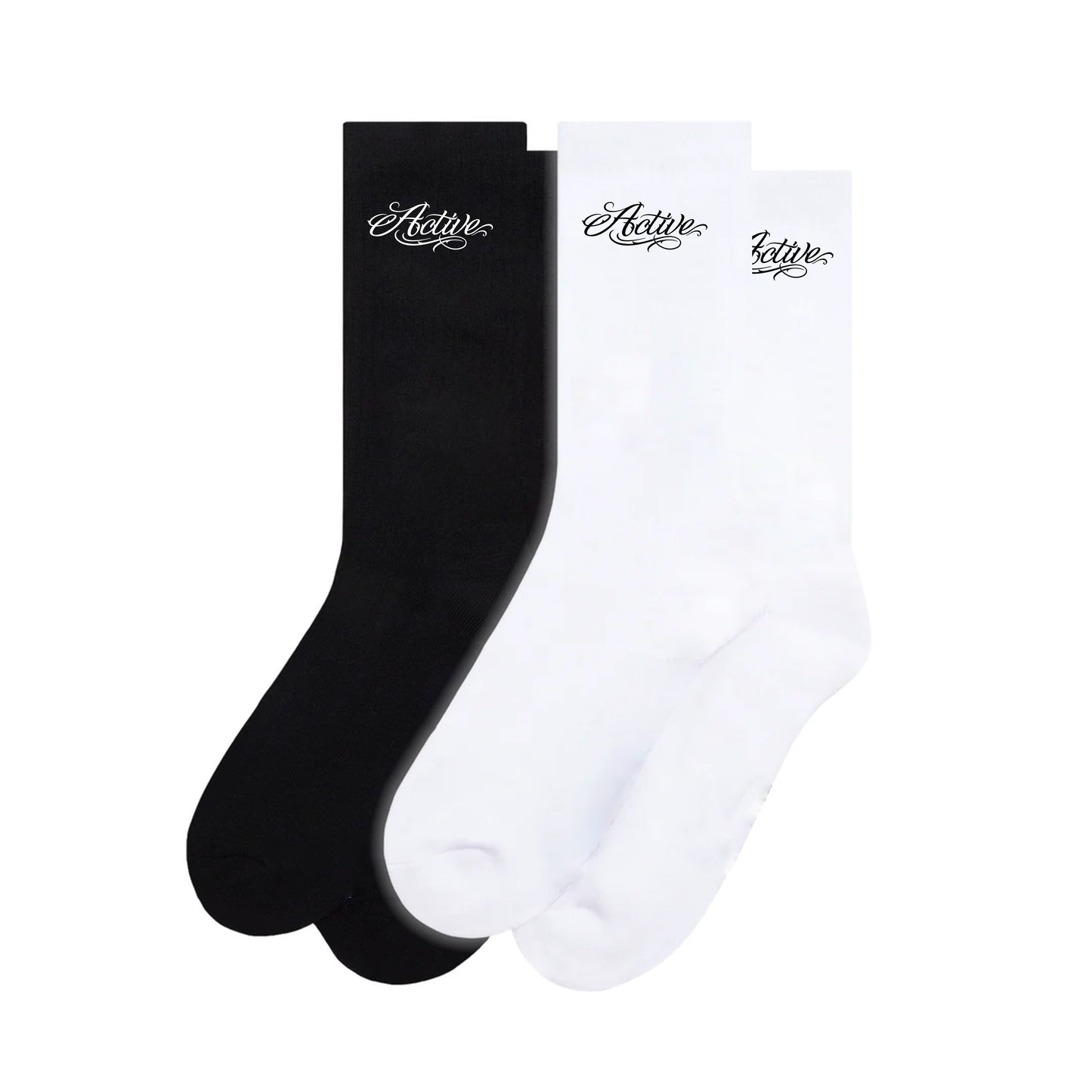 AW SCRIPT LOGO SOCKS [2 PACK]