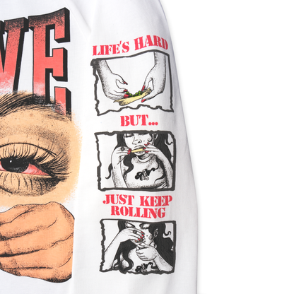 AW STONER UV REACTIVE TEE [WHITE]